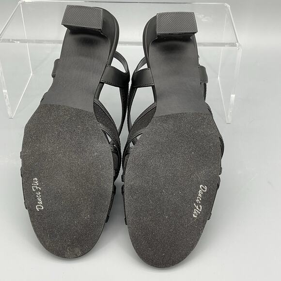 NEW Easy Street Women’s Tristen Dance Flex Outsole Sandals Black Size 7N - Picture 8 of 10